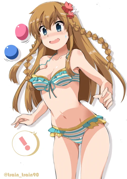 #秋だけどまだ全然暑いので水着絵再掲してもいい 