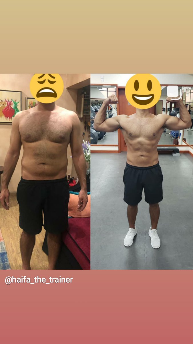HaifaDTrainer's tweet photo. My client Mohammed 12 weeks Transformation... Hard work editing &amp;training 💪 ＃bahrain ＃weightloss #fitness #Wellbeing https://t.co/5aZzrowmzn
