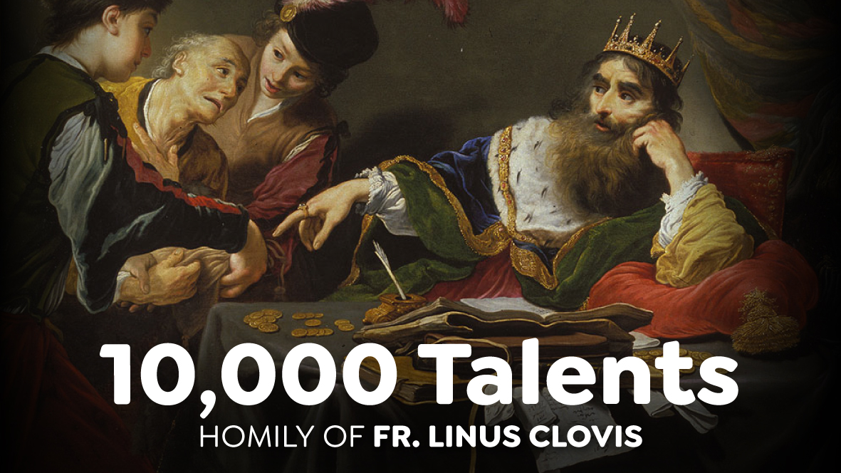FrLinusClovis's tweet photo. The Parable of the Unforgiving Servant - 10,000 Talents ~ Fr. Linus Clovis https://t.co/fqxmHCC3wF via @YouTube #FrLinusClovis #CatholicTwitter #CatholicChurch https://t.co/xNhT8K0HDt