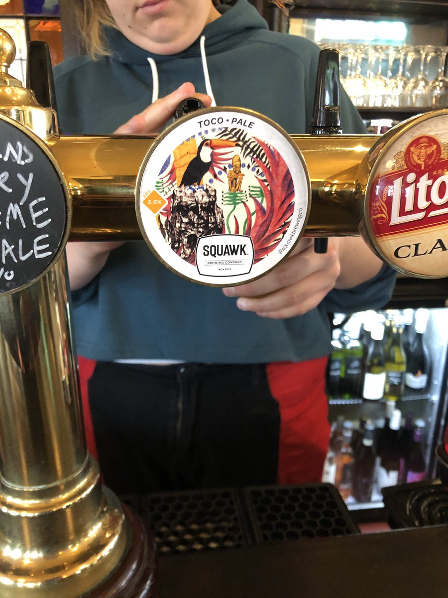 YES! <a href="/SQUAWKBrewingCo/">SQUAWK BREWING CO</a> Toco Pale
As seen at our local in London, E7 @ The Holly Tree 🦜
