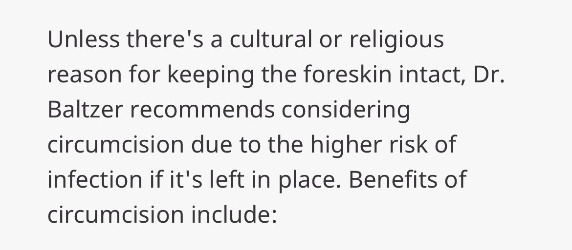 ChooseIntact's tweet photo. I do not believe @HonorHealth understands the “informed” aspect of informed consent, or that the doctor quoted within understands literally anything about the foreskin or ethics. From start to finish, this article is an egregious, inaccurate sales pitch.

https://t.co/R2CmhWQBDu https://t.co/3qQ5nO0QED