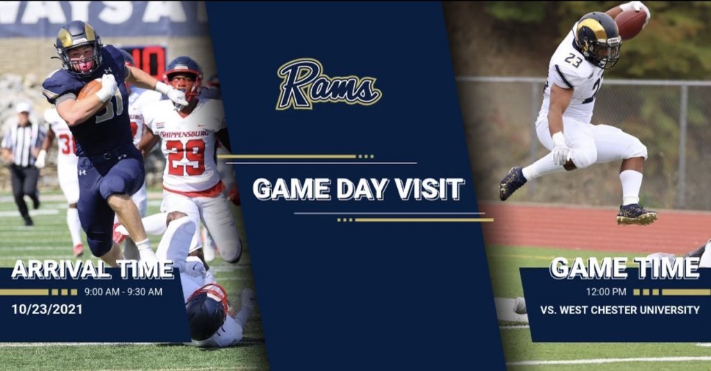 Very exited to come up to <a href="/ShepherdU/">Shepherd University</a> to watch the game and get a look at the campus. <a href="/SURamsFootball/">Shepherd Football</a>