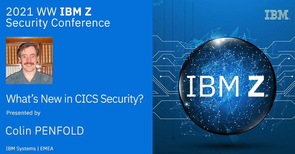 martinesastre34's tweet image. What&apos;s New in CICS Security? Colin Penfold will answer in a few minutes! #IBMZSEC #IBMZ #CyberSecurity @yannicklefloch @GuillaumeIBM @HerveSabrie @IBMZ