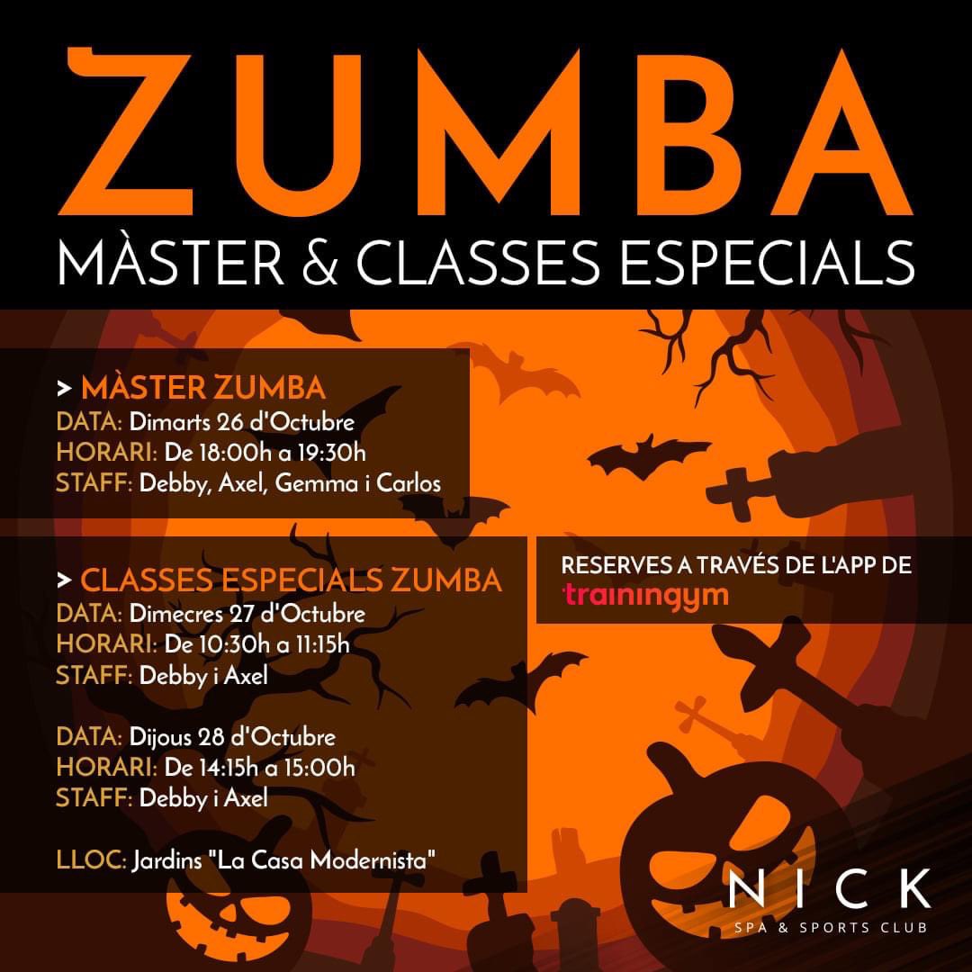 Nickesports's tweet photo. Reserva ya tu plaza en @trainingym_app 👍🏻🎃👻💀
#nickspa #club #premium #barcelona #zumba #halloween https://t.co/zwuTLHDej5