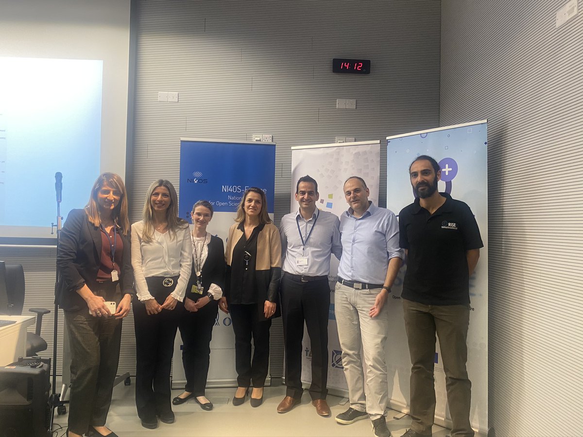 NI4OS_eu's tweet photo. Raising awareness on #OpenScience, #EOSC and #FAIR in Cyprus: read our latest post, capturing the experience of our Cypriot EOSC Promoters: https://t.co/WnhSmrMCUf

#NI4OS #NI4OS_eu #NOSCI https://t.co/EcNuFkLeqE