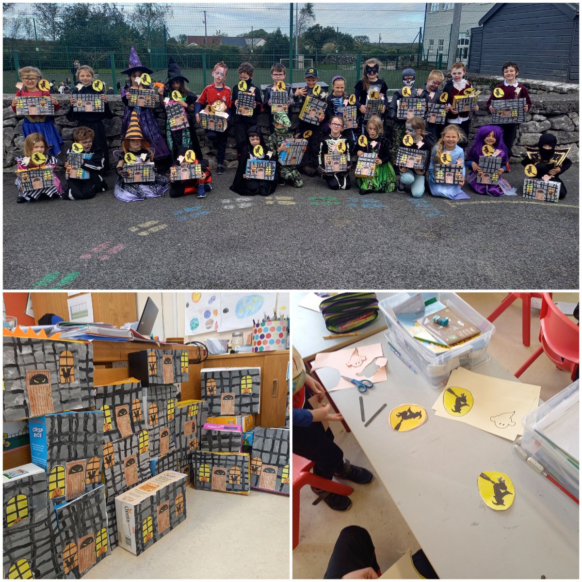 Scary people in first class <a href="/kinvarans/">Kinvara NS</a> with their haunted houses 👻 🧙‍♀️ 🎃