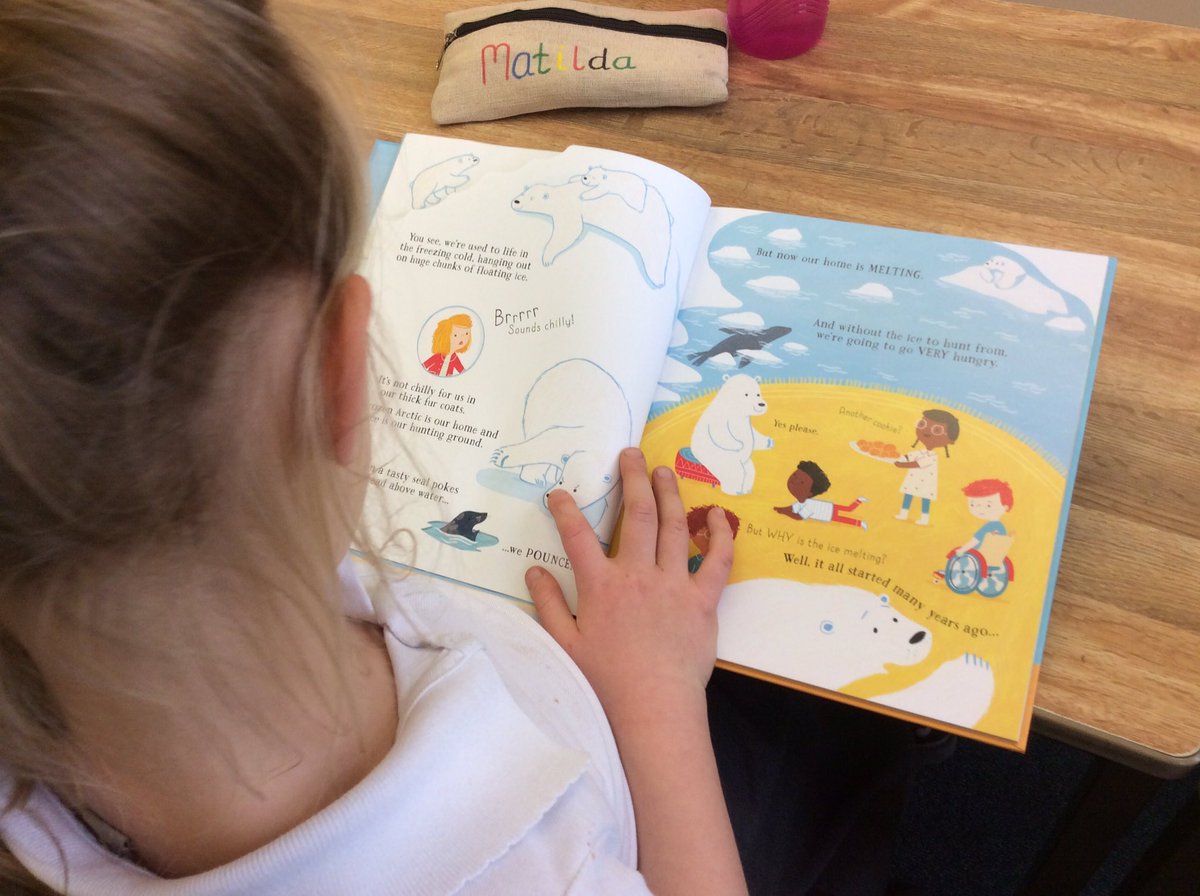 CVJSchool's tweet photo. More photos of us enjoying ‘Can we really help the polar bears?’
@Usborne 
#CanWeReallyHelpPolarBears 
@readingagency https://t.co/Hr67pvLMjb