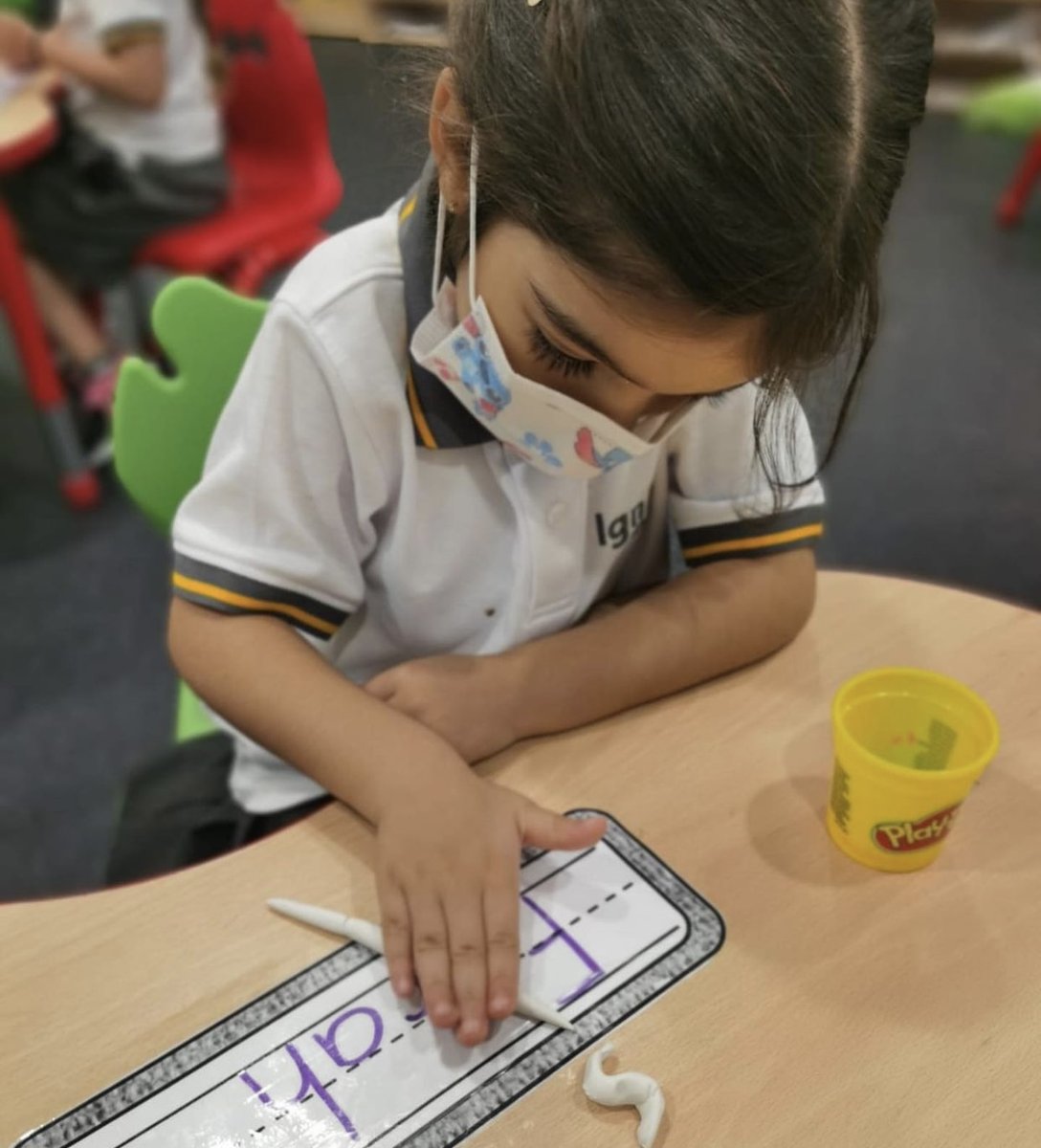 Igniteschooldxb's tweet photo. Our Kindergarten students practicing their Arabic alphabet through various hands-on activities.

#ignite #school #Dubai #Alwarqa #education #Americanschooldubai #kindergarteninuae #kgstudents #kindergarten #arabicclass #arabiccurriculumschoolsindubai #islamicstudies https://t.co/6WsPqvGUfu