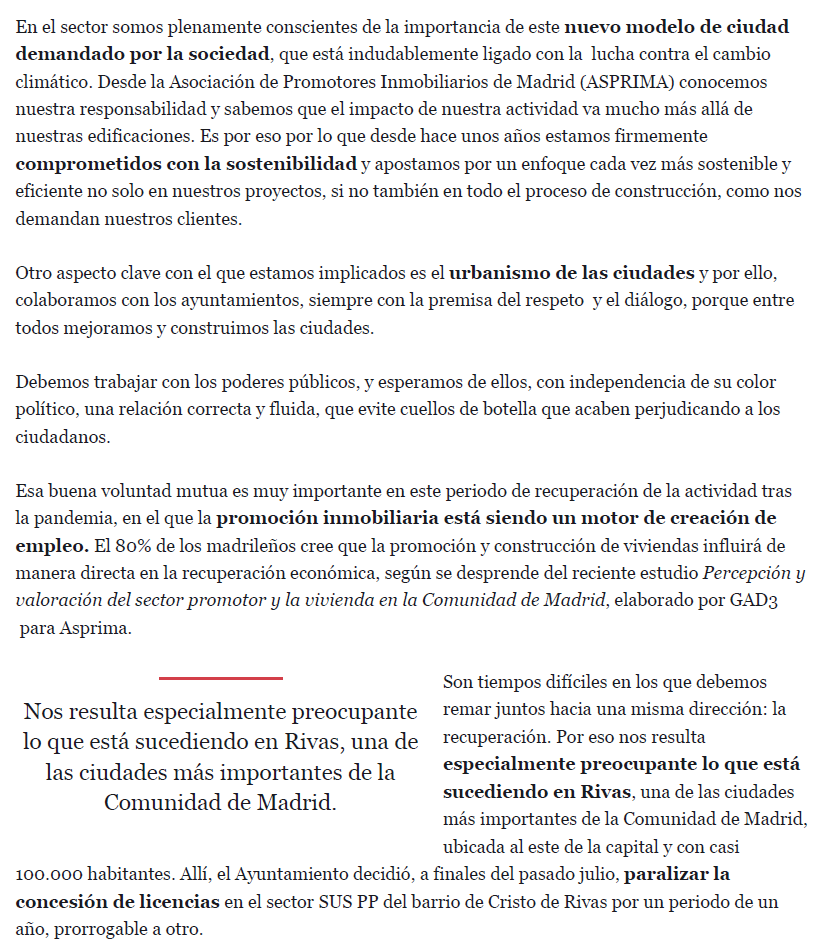 JaramaInmo's tweet photo. #Rivas y la inseguridad jurídica en el urbanismo.
Vía @elespanolcom @ASPRIMAdrid @DCuervoI https://t.co/ger1f4dBxS