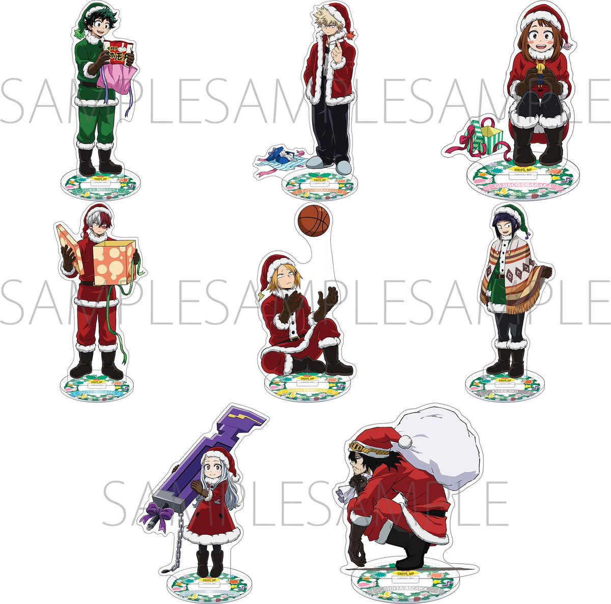 MY HERO ACADEMIA SEASON 5'S CHRISTMAS PARTY ACRYLIC STANDS AWWW 🎄🎄🎄