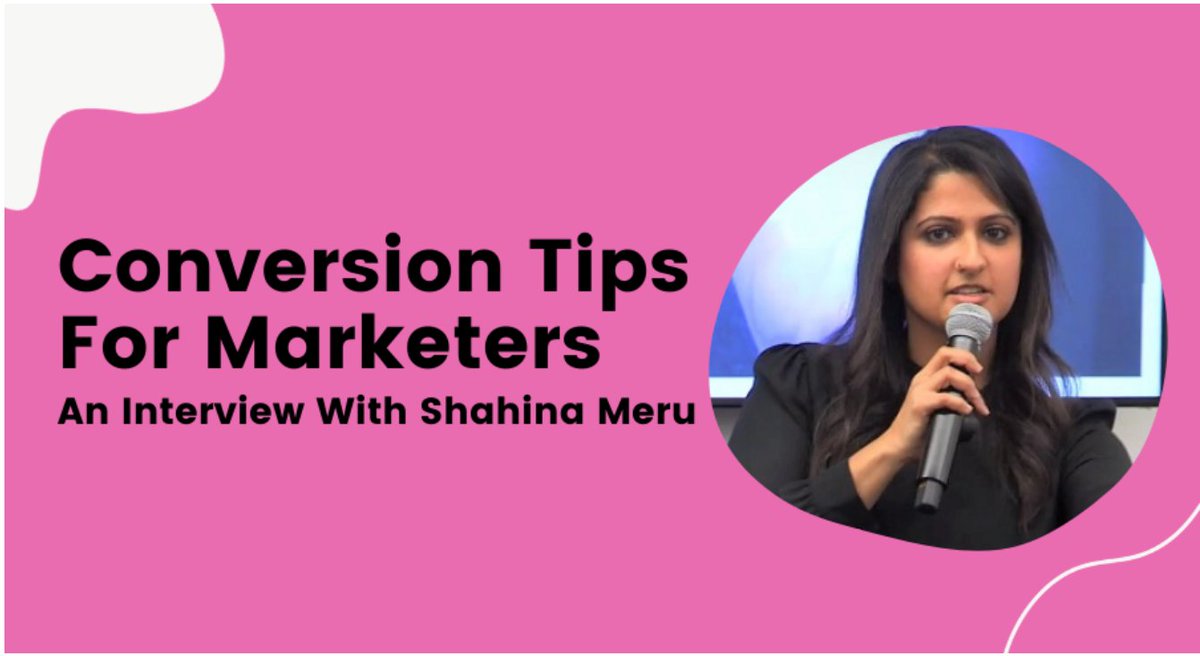 MerkleEMEA's tweet photo. How do you convert more of your traffic? Shahina Meru, associate director, CRO @MerkleEMEA, reveals her tips ahead of her talk at Digital Gaggle on October 28th. Click here to learn more.  
https://t.co/X6AsbXbZTg https://t.co/EyIfN1lNdi