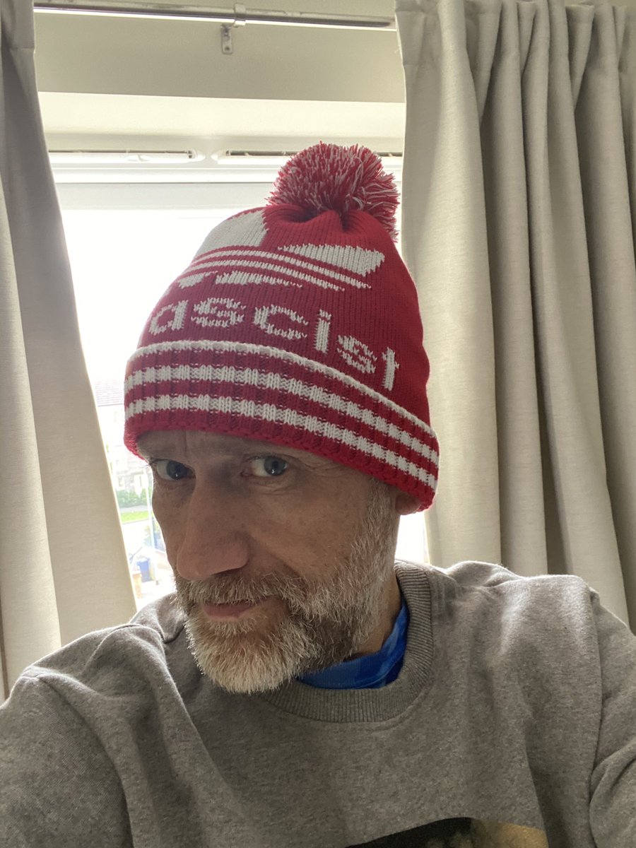 ColinMcCord's tweet photo. Massive thanks to @TUFAC4 for the winter millinery!! Great fit, great service as per usual. Thank for all you do you glorious bunch of humans. Now may have to buy a new @runningpunks shirt too today…. #sometimesantisocial #alwaysantifascist https://t.co/1GQe34e2D9