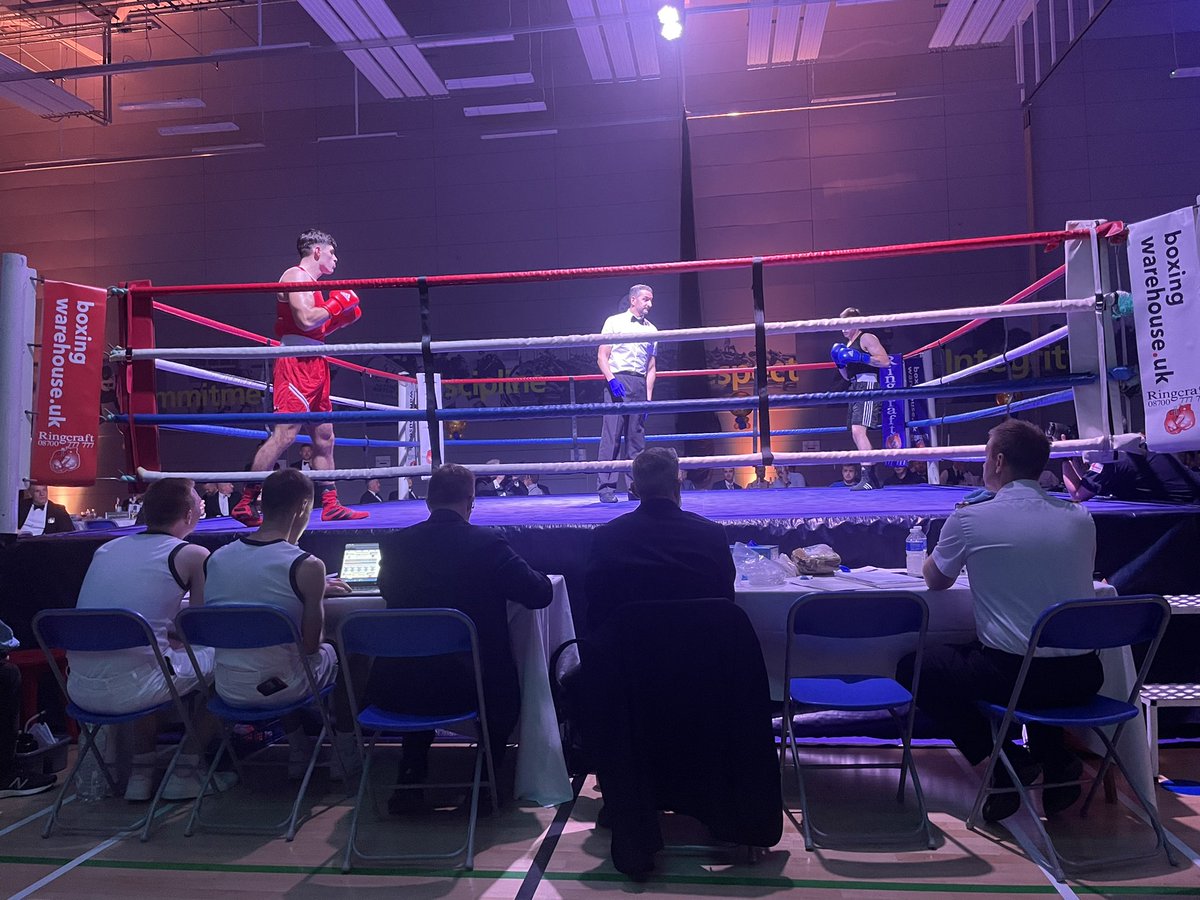 A superb evening of boxing at Britannia Royal Naval College scoping talent amongst our Navy and Marines for our squad . Some superb bouts with courage, respect and discipline shining through. As President of RN and RM boxing I am looking forward to seeing Navy fight Army soon.