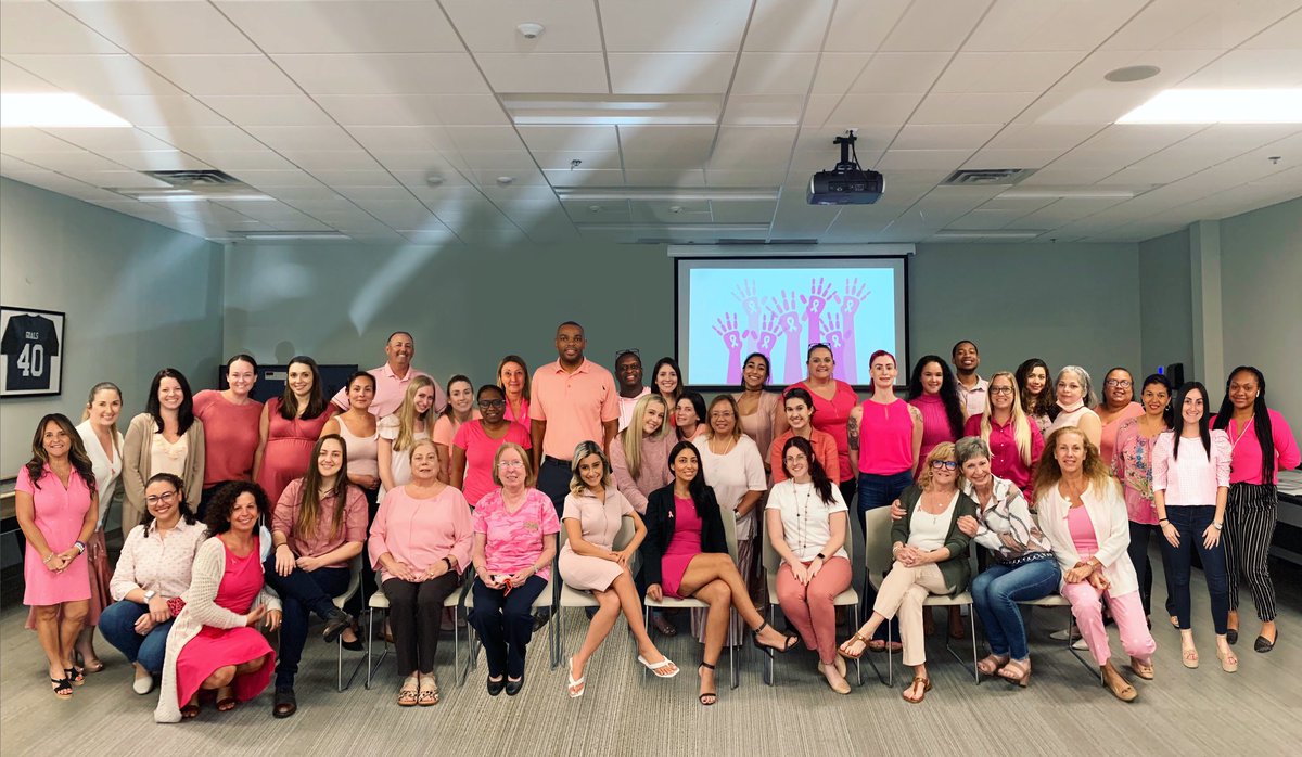 bb_ftlauderdale's tweet photo. We wear Pink in honor of #BreastCancerAwarenessMonth. To all the mothers, daughters, grandmothers, sisters, aunts and friends we support you. 💕💕💕💕💕💕⠀
#BBCares #BBThePowerOfWe https://t.co/q1wUcVf1OC