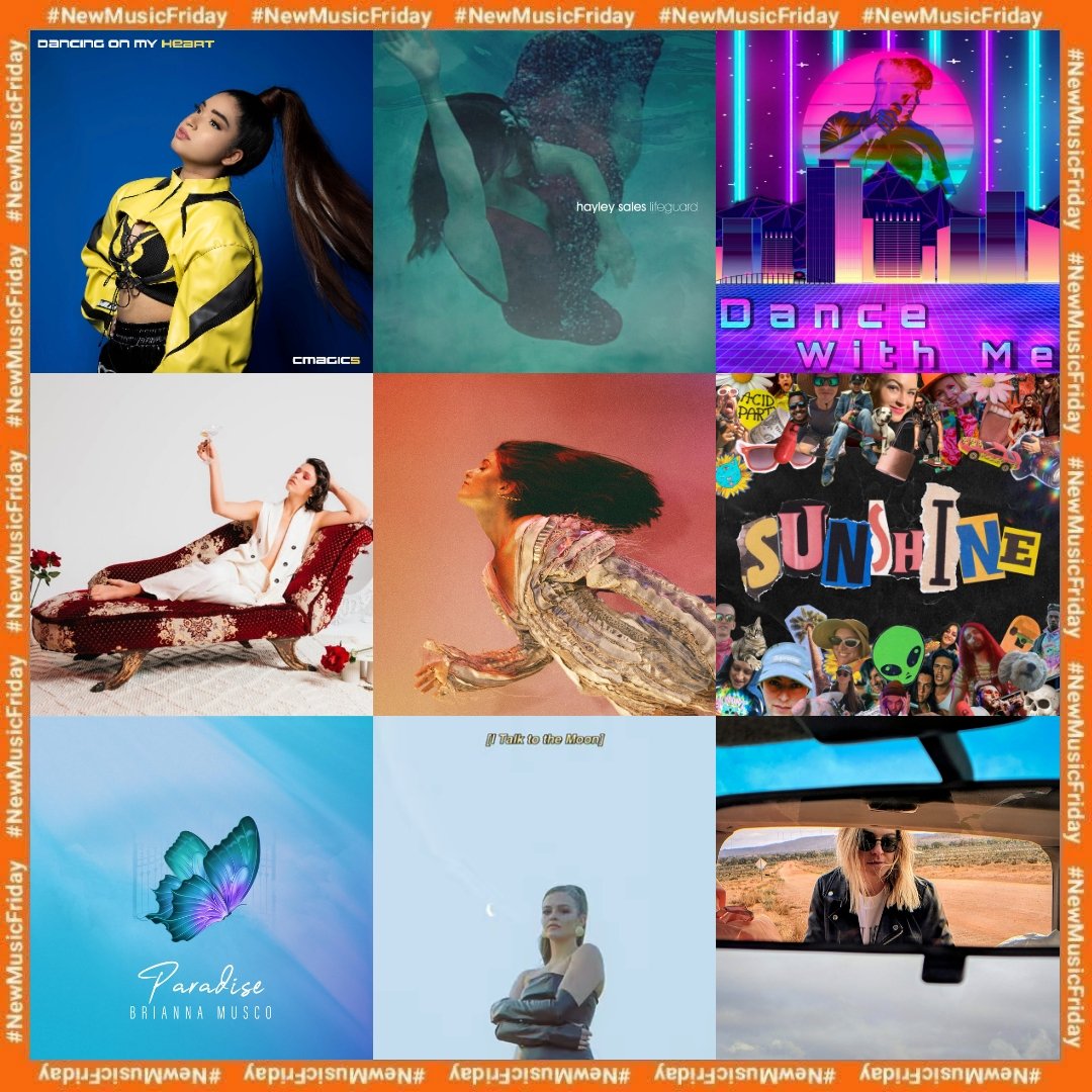 urnumusic's tweet photo. #NewMusicFriday

▪️Cmagic5 - dancing on my heart
▪️Hayley Sales - lifeguard
▪️Mike Roche - dance with me
▪️Pearl - honeymoon suite
▪️LÉON - soaked
▪️Bikini Trill - steal my sunshine
▪️Brianna Musco - paradise
▪️Faith Richards - I talk to the moon
▪️GG - road https://t.co/ZDZv4xLLEr
