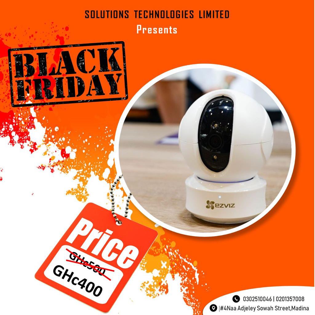 solutecgh's tweet photo. Pass through our shops today to be a part of our Black Friday sales. You can visit our website at https://t.co/mcrpGGm6hG or call us on 0302510046.
#ezviz #Sarkodie #Sefakayi #blackfriday https://t.co/lnwAKMF18J