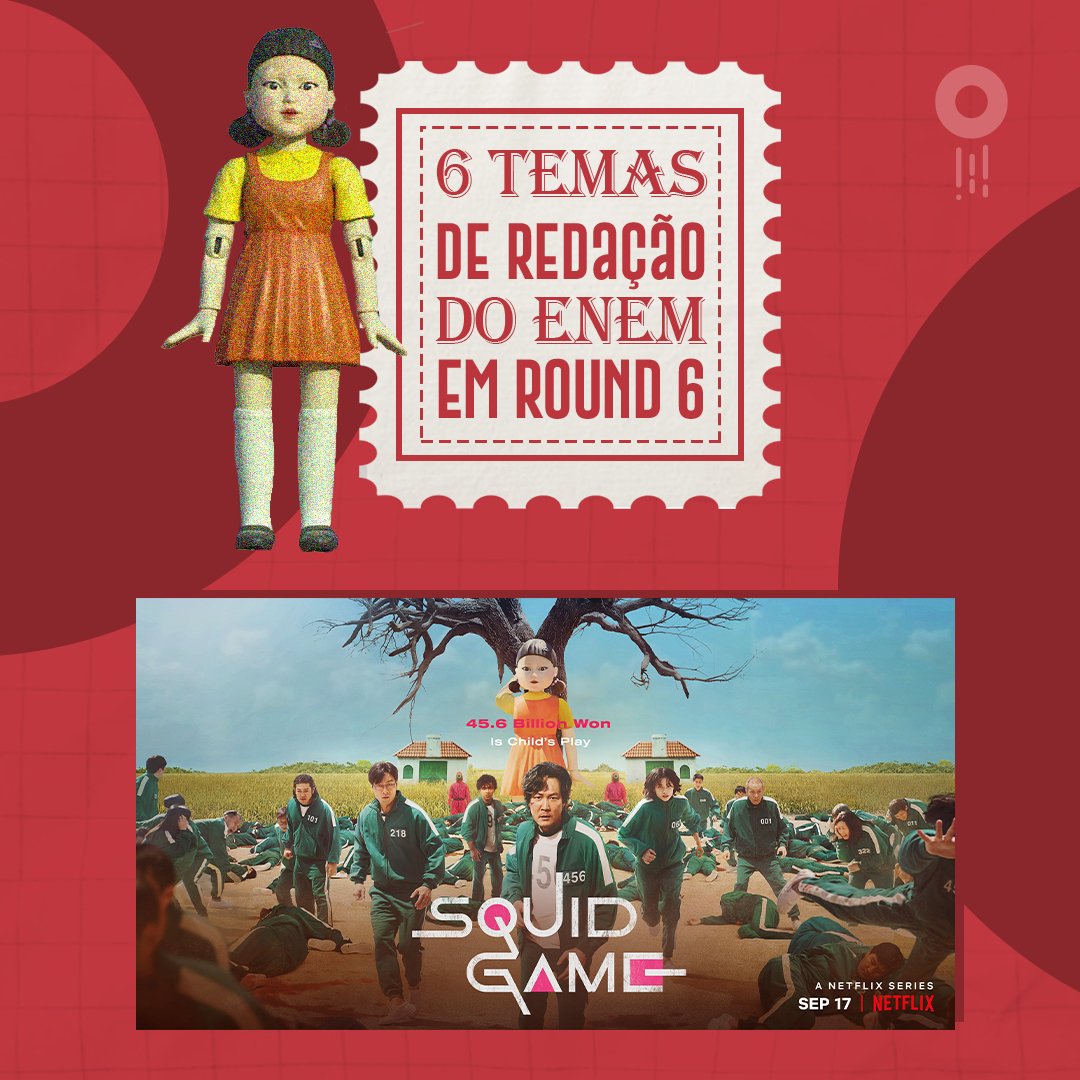osaltoficial's tweet photo. Se você, assim como a gente, ficou superimpressionado (a) com a série “Round 6”, este post é pra você! 😉

Cheia de críticas sociais, essa produção conquistou vários fãs e é PERFEITA para ser usada como repertório de sua redação do Enem 2021! Confira com a gente! 😍 https://t.co/ub2tgFWrlY