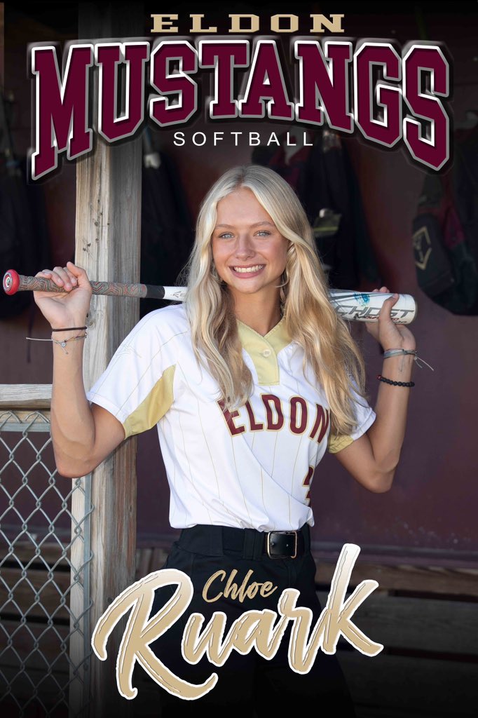 EldonMustang's tweet photo. Congratulations to Chloe Ruark for earning second team All-District Softball Honors! https://t.co/ks7F9QaF1U