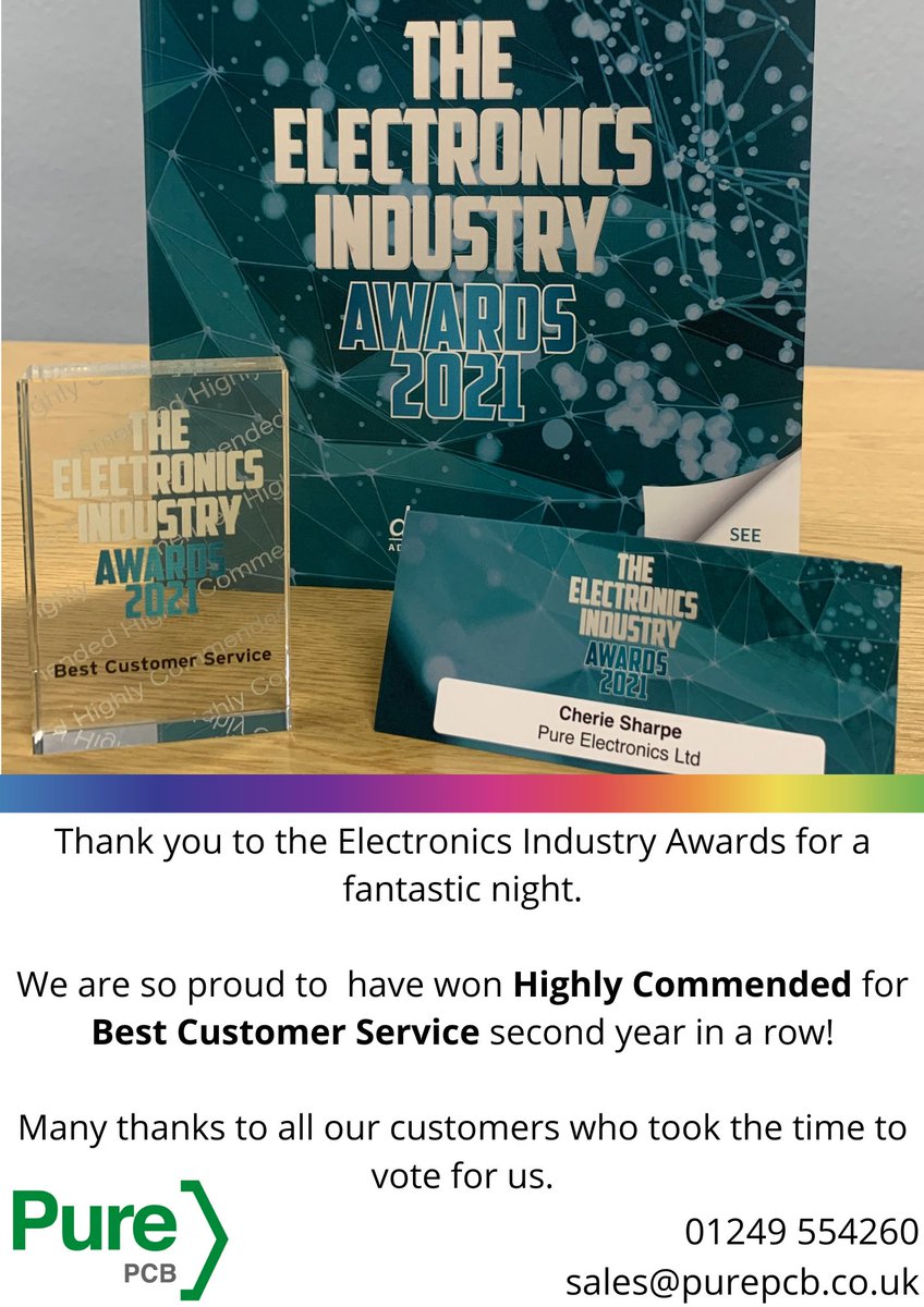 PurePCB's tweet image. #electronicsindustryawards #purepcb