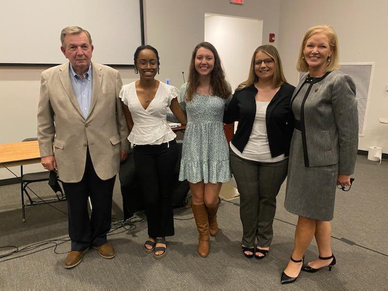 Elkins_MU's tweet photo. Congratulations to the “Ethics, Leadership &amp; Service Minor” students for organizing a remarkable panel of leaders who engaged the audience in meaningful discussions about ethical decision-making!  Well done, panelists and students!🐻🎉 https://t.co/FBDy94dwjC