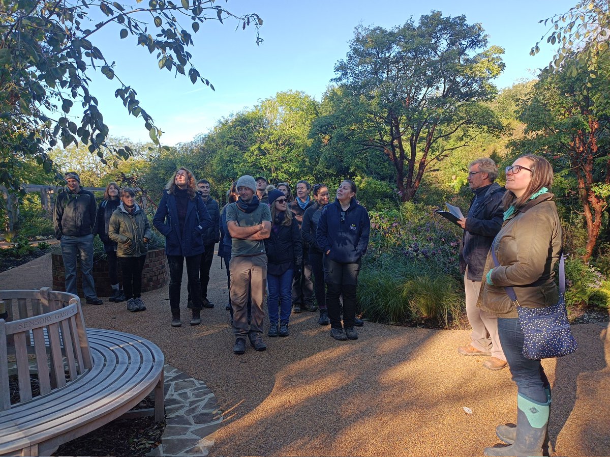Excellent visit to Highdown Gardens today for the #brinsbury RHS students. Fascinating tour from Head Gardener Peter Keefe, plus a bit of border clearance. Great way to finish off before half term!