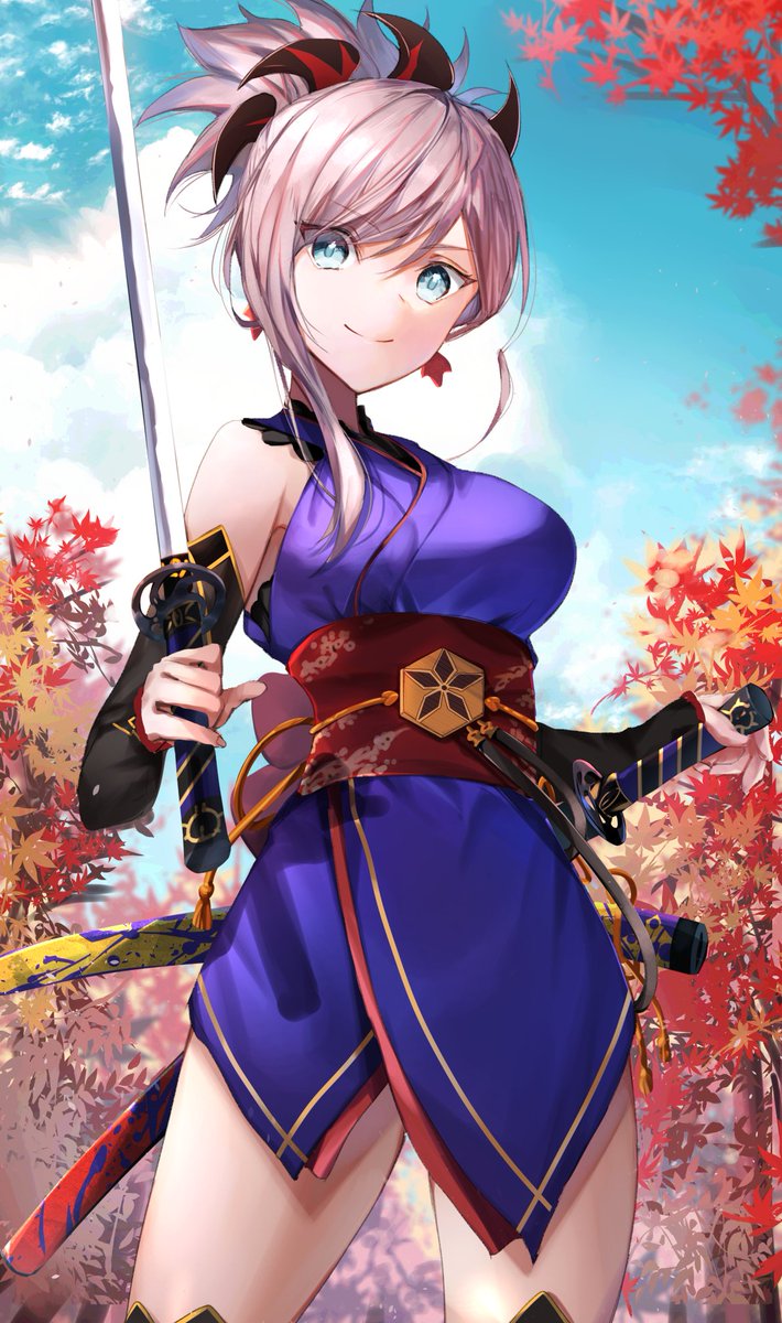 へりがる 依頼停止中 宮本武蔵 秋なので紅葉 Fgo T Co 8qou45xltd Twitter