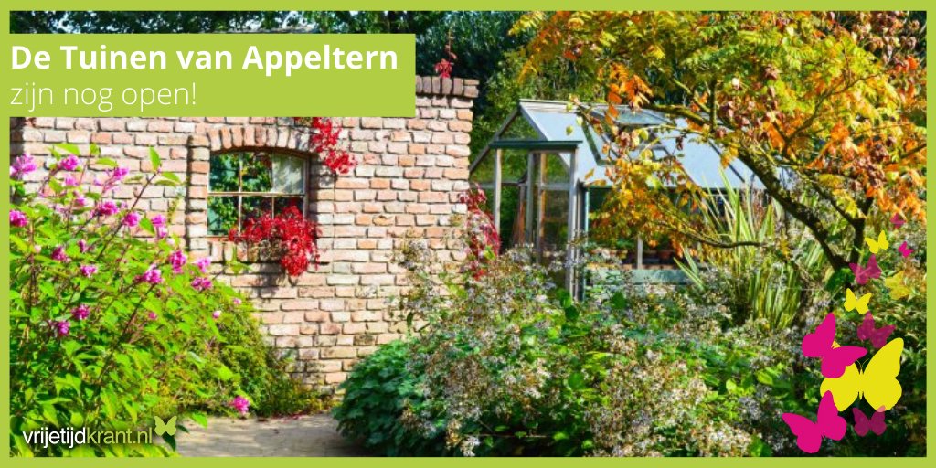 Ontdek de herfstkleuren in De Tuinen van Appeltern! 🍃🍄

Nog 𝐭𝐨𝐭 𝐞𝐧 𝐦𝐞𝐭 𝟑𝟎 𝐧𝐨𝐯𝐞𝐦𝐛𝐞𝐫 𝟐𝟎𝟐𝟏 kun je de kleurrijke tuinen bezoeken. Benieuwd naar dit leuke evenement? Je leest het in ons artikel: bit.ly/3C65wYX . 

#vrijetijdkrant #evenement