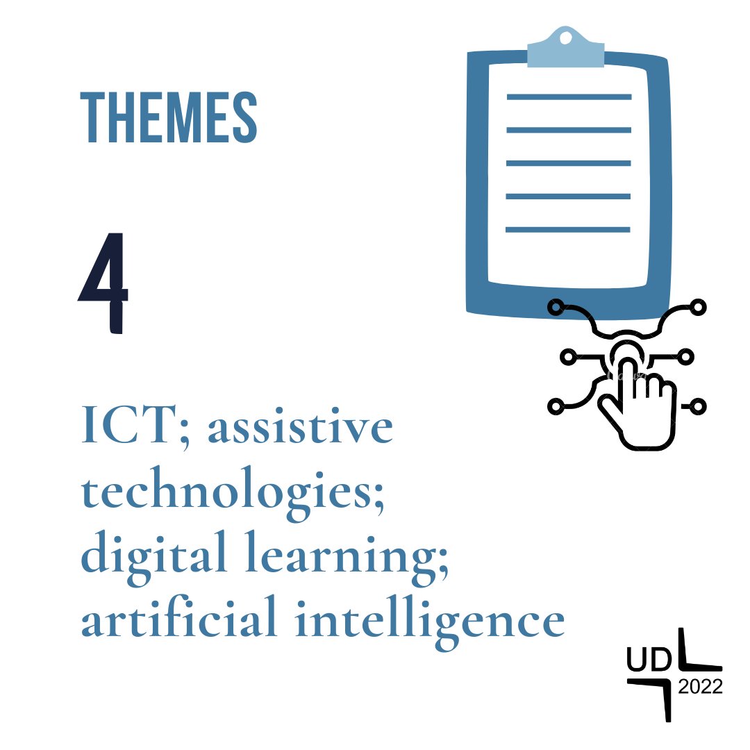 VI International Conference on Universal Design
#ICT #assistivetechnologies #Digital  #learning  #ArtificialIntelligence