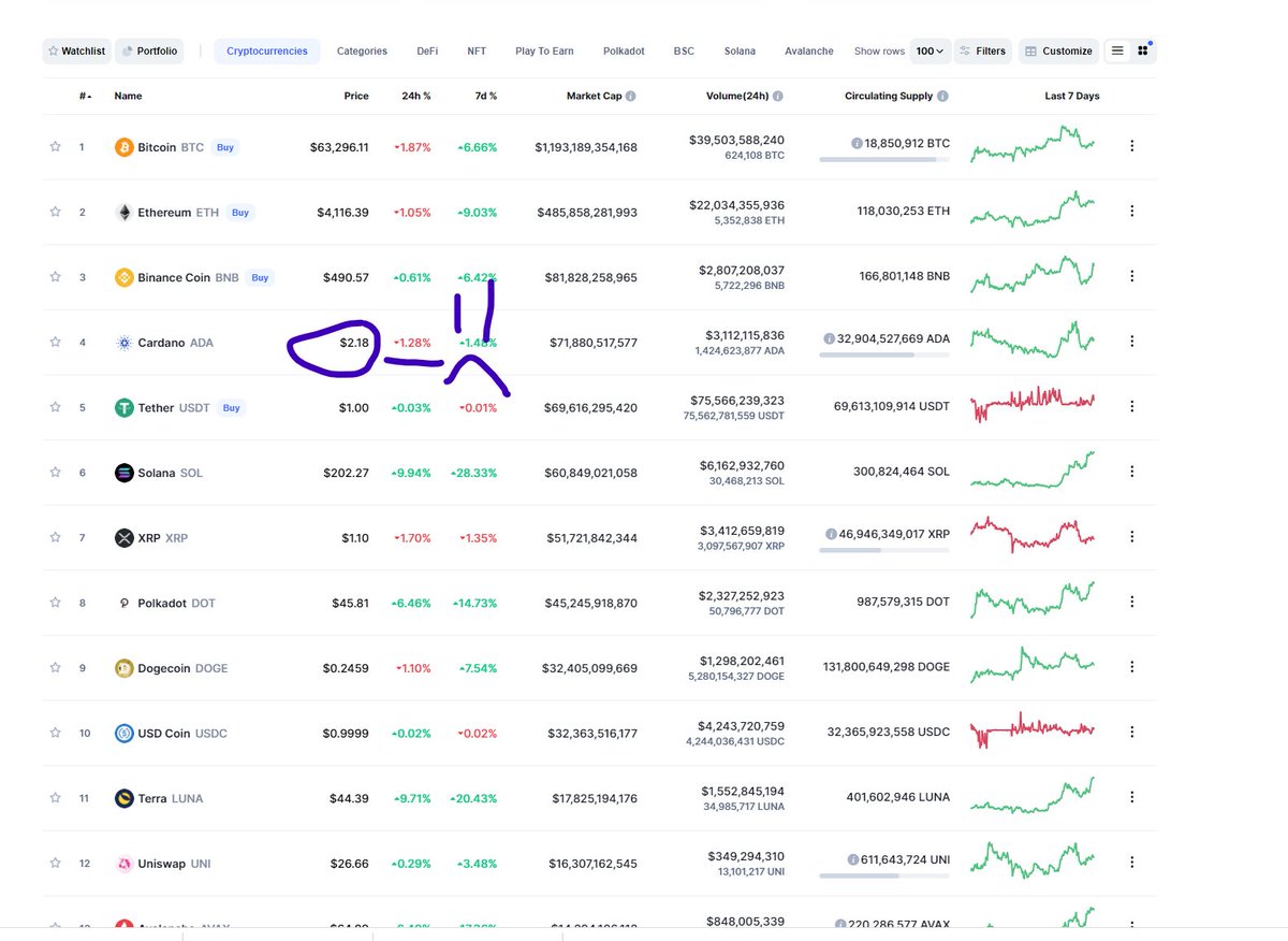 Someone please call Cardano and let them know we are in a bull market.