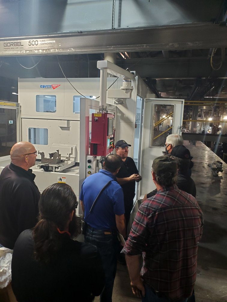 SintoAmerica's tweet image. Installation of Great Lakes Castings, LLC #Barinder Grinder in their #Ludington facility! Great Lakes Castings stated that they are excited to increase daily grinding output and start production soon. This is Great Lakes Castings 4th Barinder Grinder. #automaticgrinding #foundry