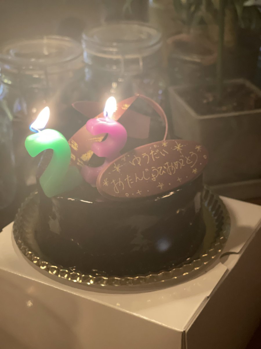 トリガーさんが誕生日お祝いしてくれました😆