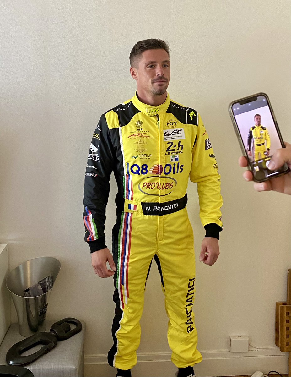 nelsonpancia's tweet photo. Ma nouvelle combinaison P1 Advanced Racewear pour les 6 Heures de Bahreïn 💪 my new racing suit 🤩 
#WEC #p1advanced #arcbratislava #prolubs #Q8oils #pullinstagram #atriumspaetbeaute #ralftech #euroformula #optim2 #pcpv https://t.co/aCnFid1MDa