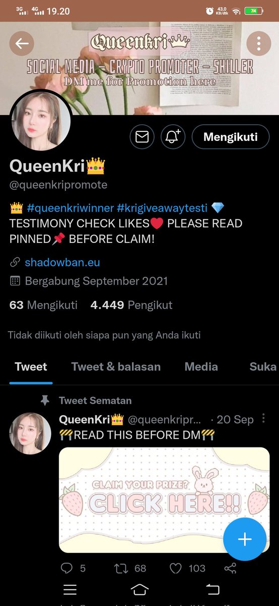 Kwon_Celine27's tweet photo. @queenkripromote Done, mau member Johnny https://t.co/cYHFfhcDB2