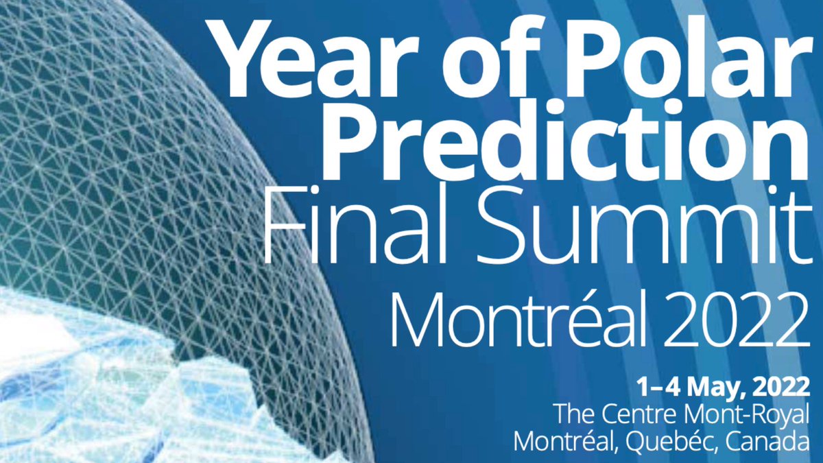 polarprediction's tweet image. YOPP #polarprediction Final Summit Registration is now possible. Find more information and register here ➡️yoppfinalsummit.com  
#Canada #YOPPFinalSummit #YOPPSummit2022 #WMO #WWRP