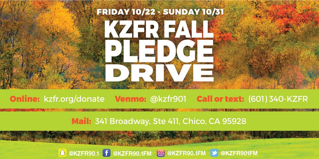 FreshHopCinema's tweet photo. Hey Twitter! It’s been a minute. Our friends over at KZFR have kicked off their Fall Pledge Drive. Anything you can give to support our iconic local radio station is appreciated! #PledgeKZFR @kzfr901FM @maxminardimusic @JonnyManitoba https://t.co/jocrNNbpYU