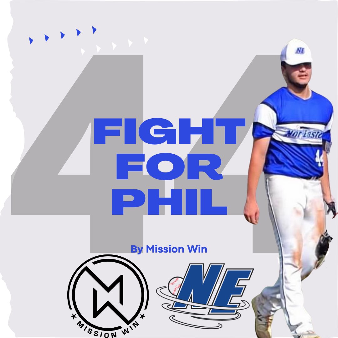 NENorEastersbsb's tweet photo. FIGHT FOR PHIL‼️ 💙
Please join us in helping Philip DiBlasi Jr. in his fight against Medulloblastoma.
Each donation will show Philip the impact he has had on the Nor’Easter family and entire baseball community.
Mission Win: https://t.co/eHGHk54qDi
#ONEFAMILY #BLEEDBLUE https://t.co/hRkftDfTpL