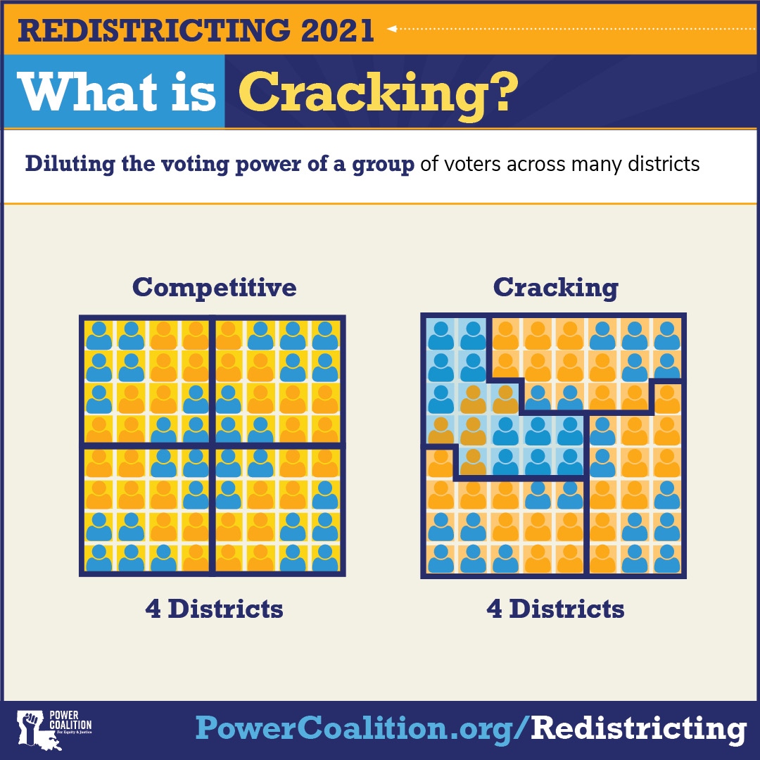 PowerCoEJ's tweet photo. Gerrymandering, Cracking, Packing, Oh My! 😮

Swipe through the infographics to learn more, and don't forget to: 
 🔥Schedule a meeting with one of our Redistricting Fellows at
🔥Apply for a Redistricting Mini Grant at https://t.co/ydTkCgZh76 https://t.co/AqbyNO0INg