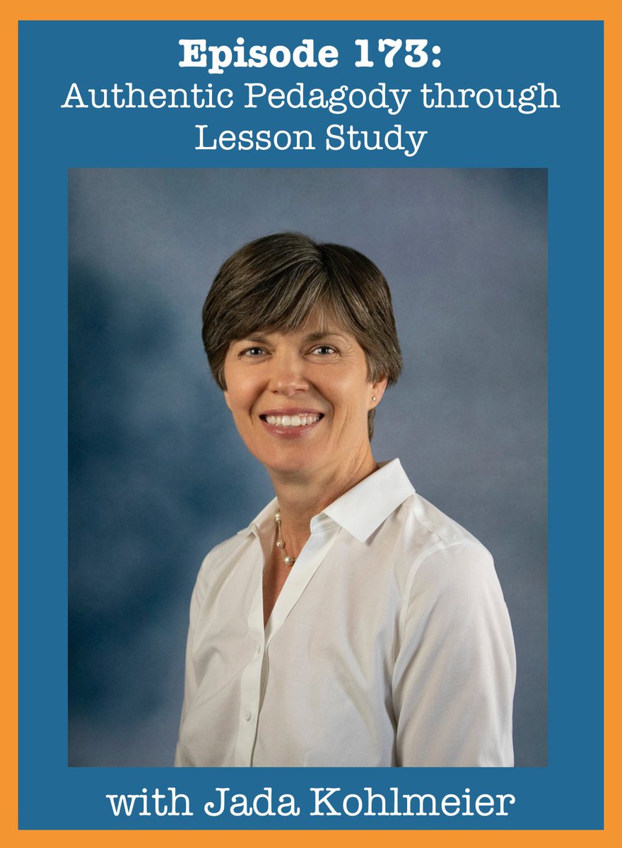 NEW POD: Episode 173: Authentic Pedagogy through Lesson Study with Jada Kohlmeier: visionsofed.com/2021/10/22/epi…

We enjoyed chatting with friend of the pod, Dr. Kohlmeier of <a href="/AUCollegeofEd/">Auburn College of Education</a>, about her new publication in <a href="/TRSE_Editor/">TRSE</a>. #sschat #edchat