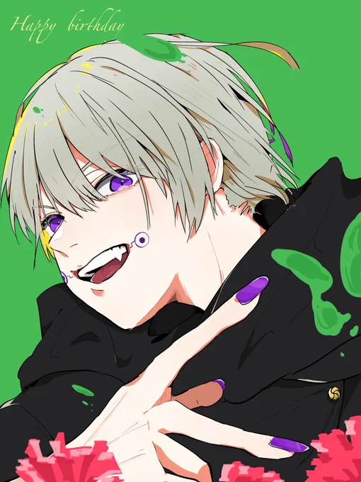 #狗巻棘誕生祭2021
誕生日おめでとう!!!!幸せになろう!!☺☺ 