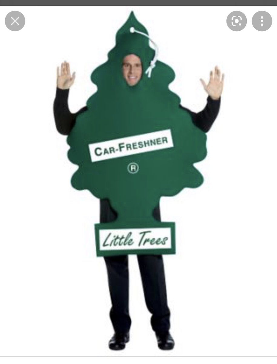 hiimlas's tweet photo. Where can I get this costume? @LittleTreesUS #airfreshener #Costume #Halloween https://t.co/tPKNjNfNF0