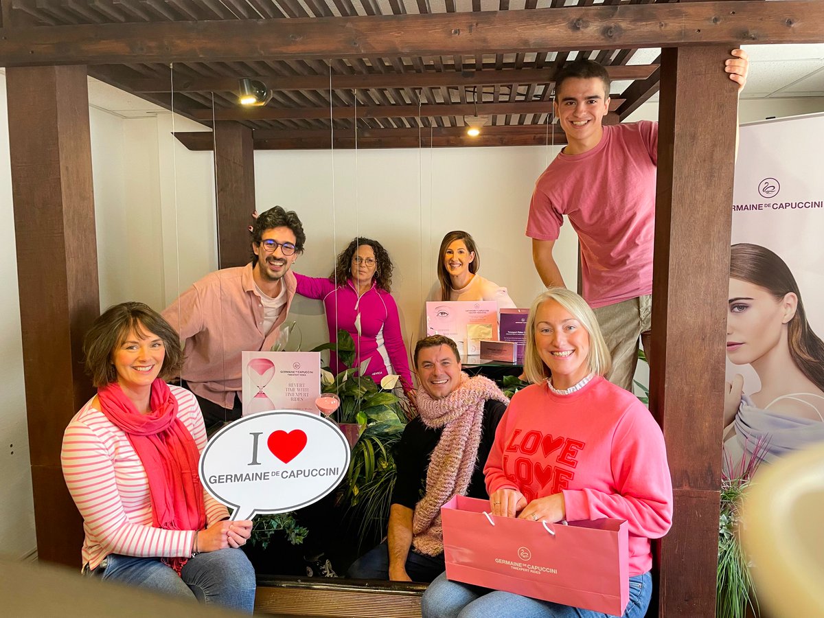 GDCSpaUK's tweet photo. It’s Wear It Pink day! 💗🎀 #BreastCancerAwarenessMonth https://t.co/oqVuhUM8m9