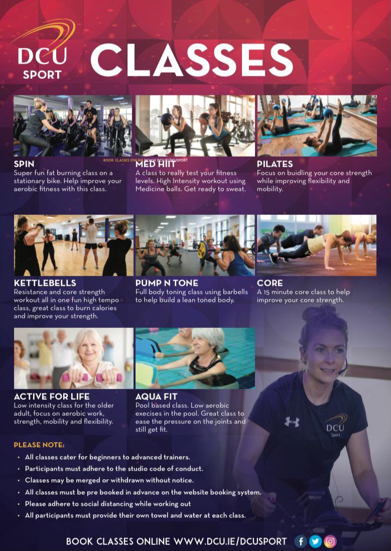 We are delighted to announce our new Group Fitness Schedule starting Tuesday October 26th. 
Over 50 Classes per week, free to all our members 🏋🏼‍♀️🧘🏽‍♀️🚴

All classes will be held indoor in one of our updated studios. 
Please check out or website &amp; our Instagram page for more details
