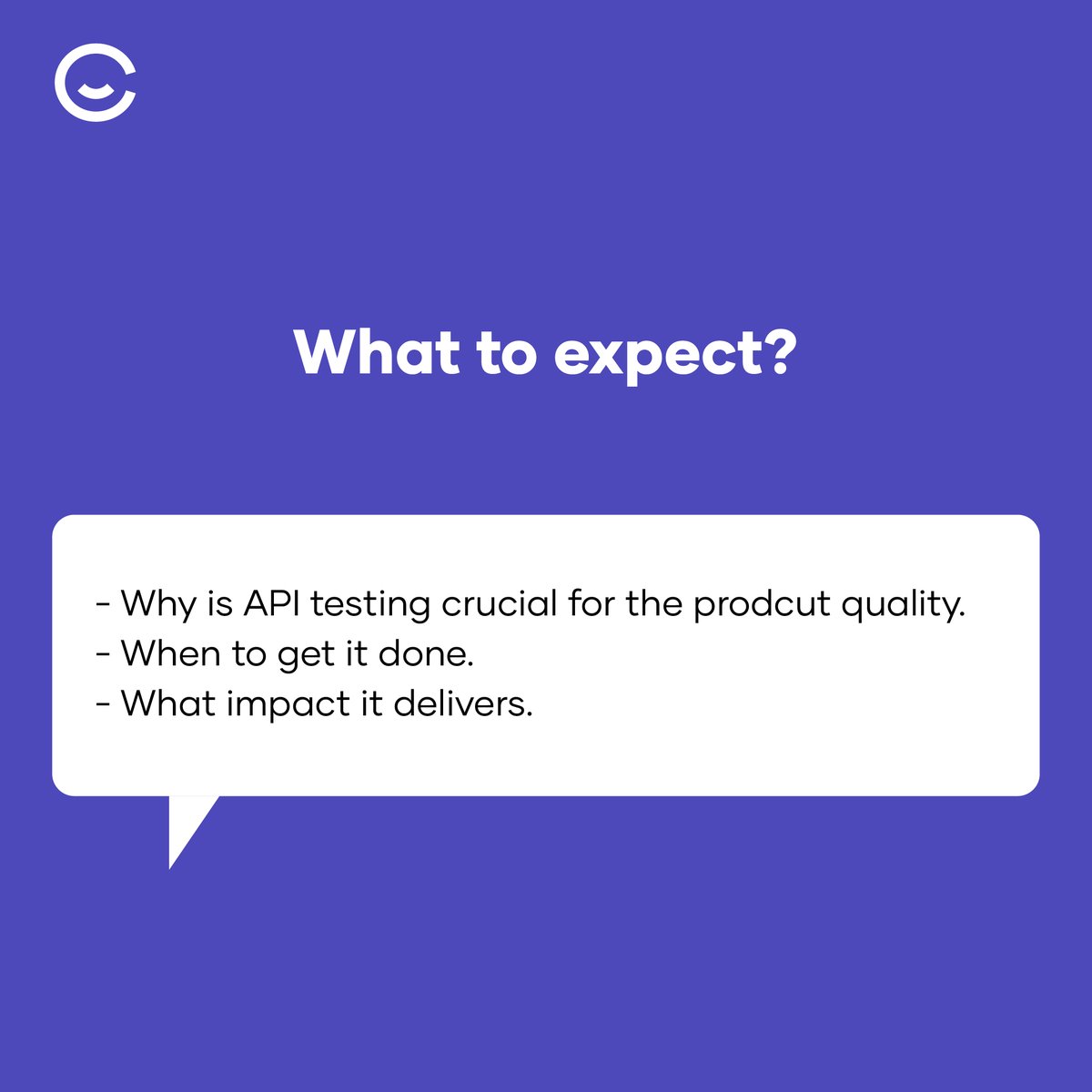 crestech's tweet photo. Your app speaks to your consumers through its APIs. Amongst other benefits, API testing helps you launch your product faster and is cost-efficient. Learn more from our expert tester.
https://t.co/v89IPr4ESM
.
.
.
.
#CrestechSoftware #GreatProductsMadePossible #APItesting #APItest https://t.co/siCvKEQCIc
