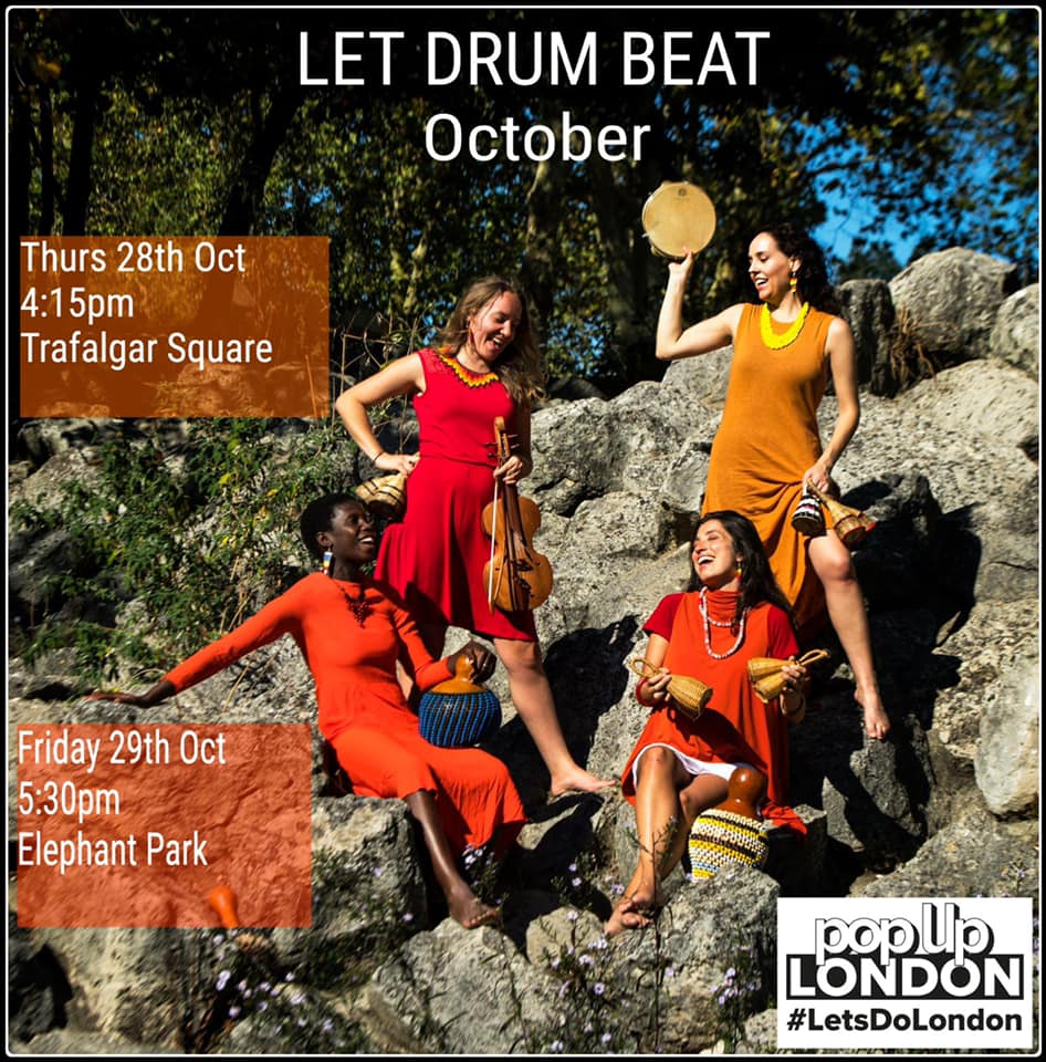 We’ll be performing next Thursday 28th and Friday 29th at @LDN_culture - PopUpLondon - LetsDoLondon!

• 28th - Trafalgar Square (D ring area at the foot of Nelson’s Column)

• 29th - Elephant Park (Elephant road, SE17 1UB)

More details: visitlondon.com/things-to-do/l…