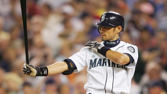 NLCarolynMuse's tweet photo. A #HappyBirthday to retired rightfielder/pinch hitter Ichiro Suzuki (48). #OrixBlueWave #Mariners #Yankees #Marlins
2001 AL MVP/AL Rookie of the Year/AL stolen base leader
2X AL batting champion
3X Silver Slugger Award winner
10X All-Star/Gold Glove Award winner https://t.co/lb8ANGJTp8