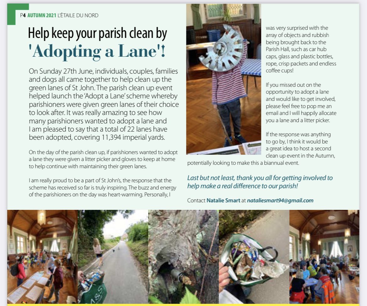 AndyJehan's tweet photo. @TheOnlyGuru @StBreladeJsy @mikejackson1952 @StJohnJersey #AdoptALane article from #ParishMagazine https://t.co/NSCyZKShhb