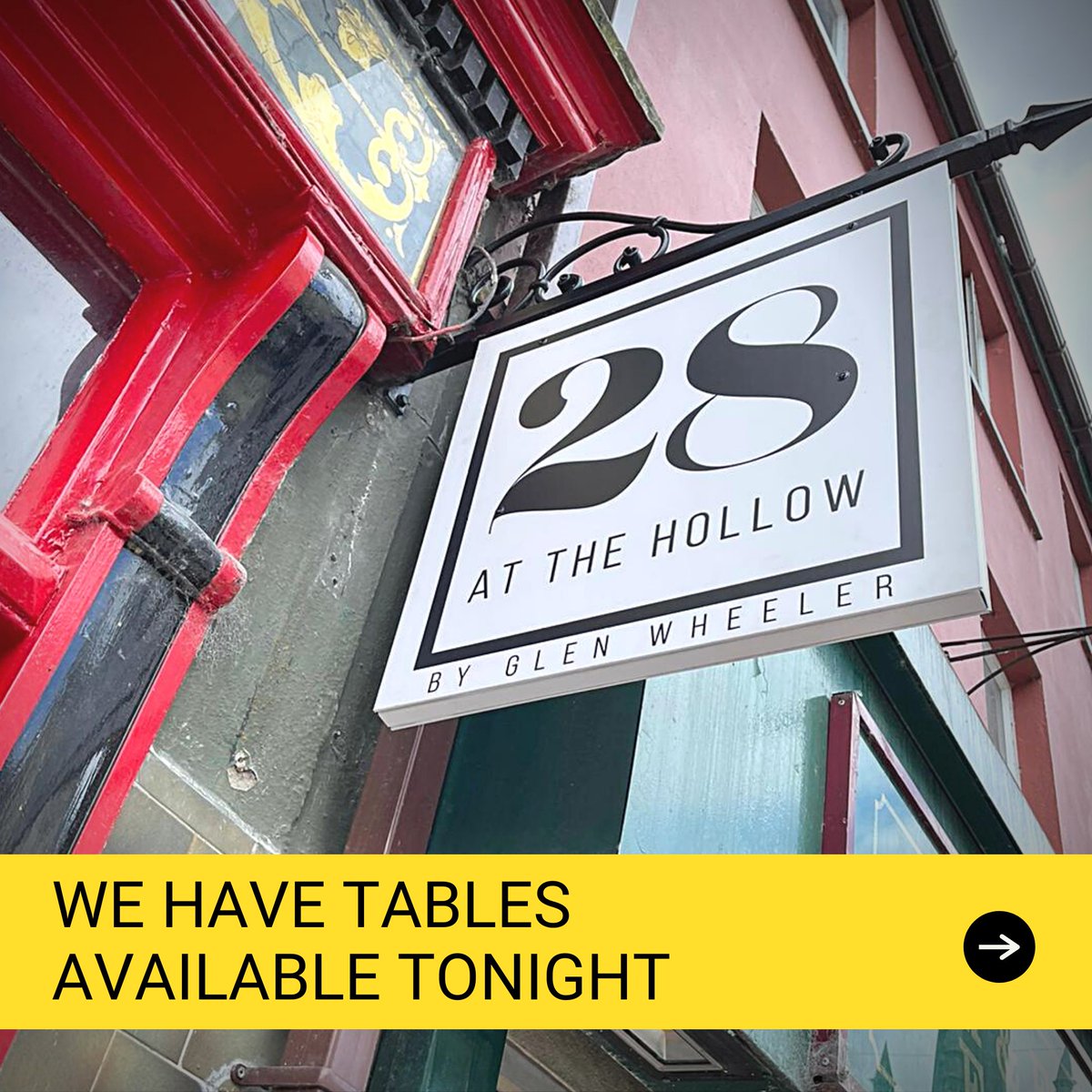 Tables available tonight... Start your weekend off with a treat and a night out with 28. We have some tables that have just become available tonight so please get in touch to book!