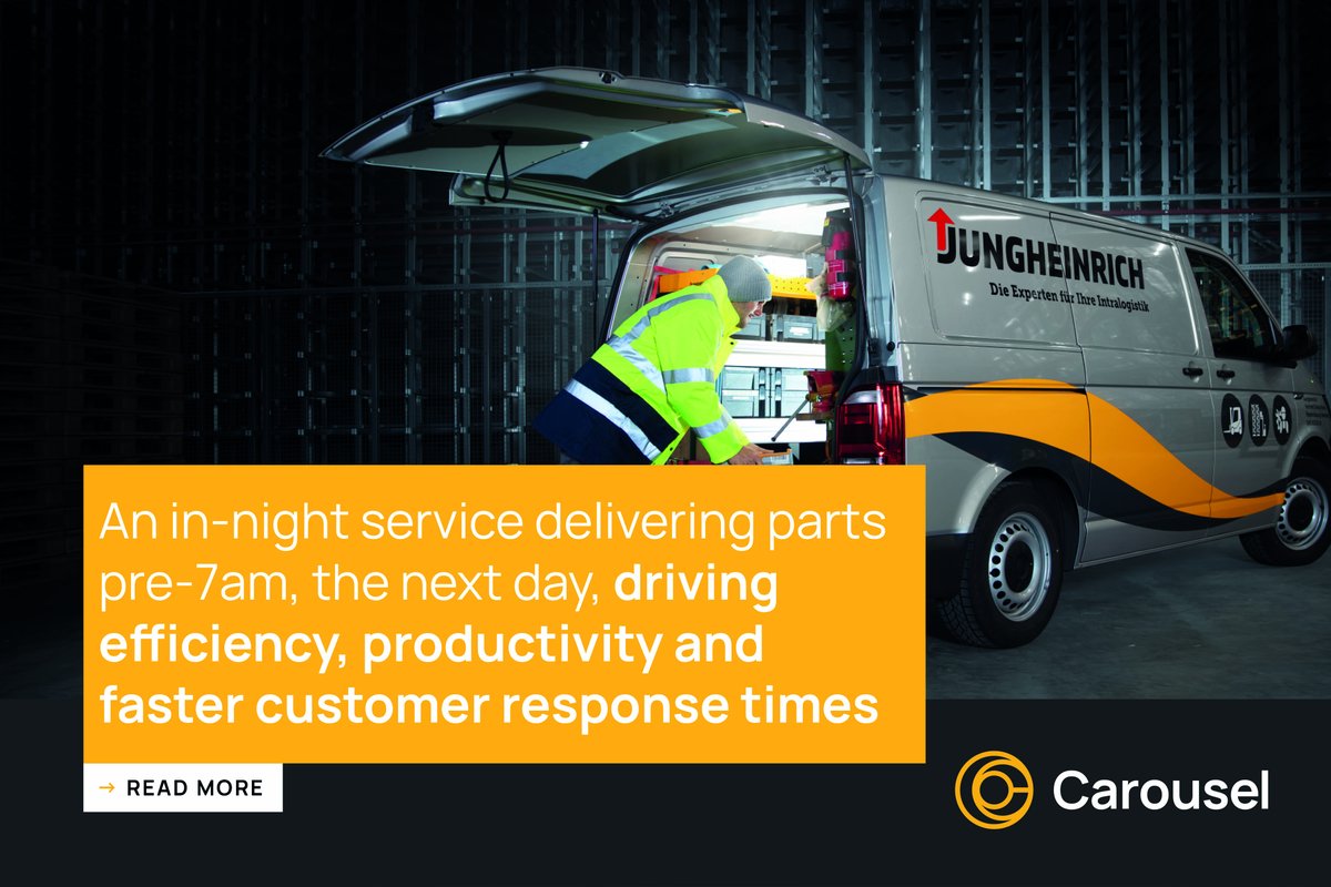 A completely bespoke solution that utilises an innovative in-boot delivery service driving efficiency and productivity.

Delivering #timecritical parts and products pre-7am directly into the van of a technician, resulting in 10-15% in total ‘up-time’  >> hubs.li/H0ZTRJ50