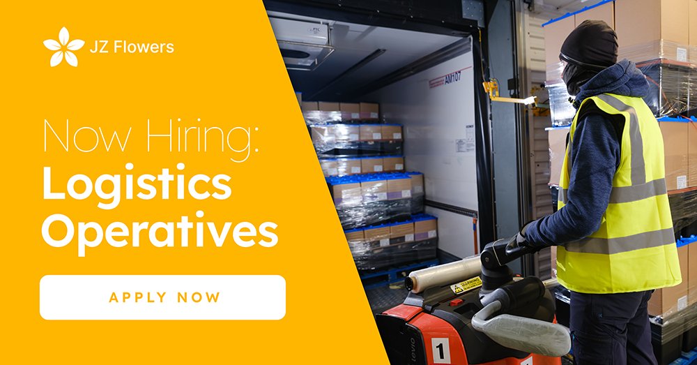 jz_flowers's tweet image. JZ Flowers is looking to recruit a number of a highly skilled Logistics Operatives to join our team based at our Moulton site in #Lincolnshire

To apply, please visit jzflowers.peoplehr.net/Pages/JobBoard…

@JCPInLincs  #opentowork #logistics #logisticsoperative #hiring #vacancies #recruitment
