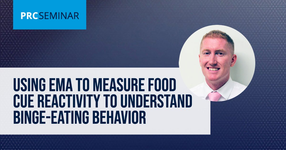 PRCPennState's tweet photo. Learn about fluctuations in food cue reactivity and #BingeEatingDisorders at our next PRC seminar with @NutritionCues of @pennstatehhd on Tues. Nov., 2 from 12-1 p.m. via Zoom. 
Details: https://t.co/GSPq6s6mJn https://t.co/qWe6dIMD46